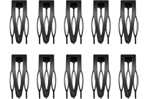 10 Pcs Double Grip Hair Clips, Sightor Metal Snap Hair Clips Hair Barrettes for Women Hair Making Salon Supplies Hair Accesso