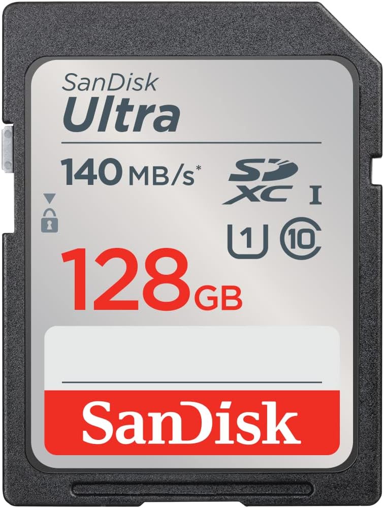 SanDisk Ultra SDXC 128GB UHS-I Class 10 U1 SD Card