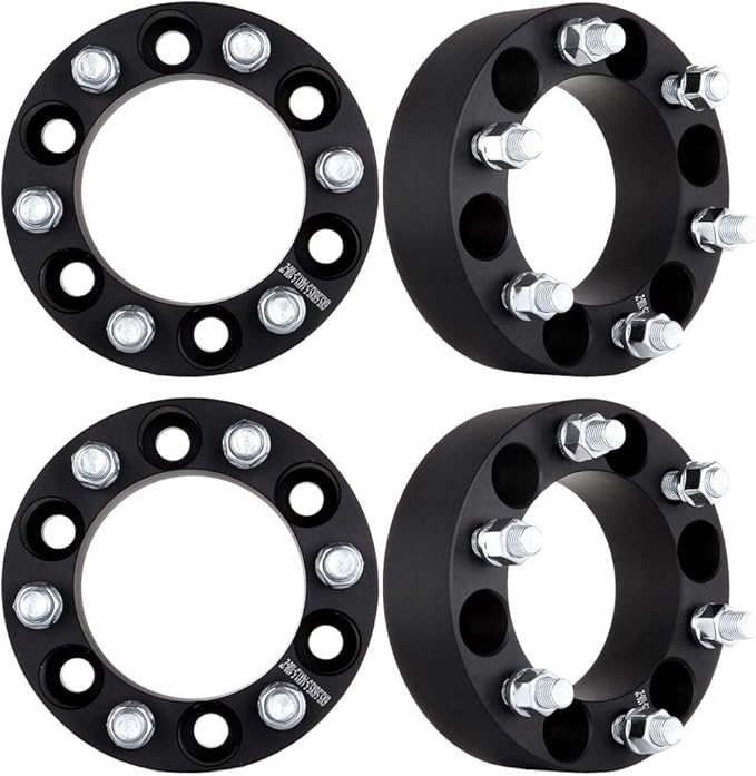 ECCPP 2 inch Wheel Spacers 6x5.5 6 Lug 4X 2 or 50mm 6x5.5 (6x139.7