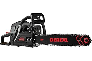 SALEM MASTER Gas Powered Chainsaw 20 Inch 62CC Gas Chainsaws 3.4HP 2 Stroke Engine Gas Power Chain Saw for Cutting Wood Outdoor Garden Farm Home