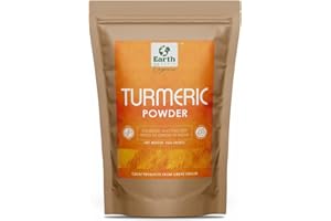 Earth BOTANIC Organic Turmeric Curcumin Powder Source & Packed from India 16oz (453g)