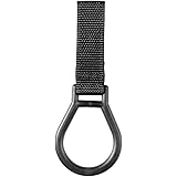 BIANCHIPatroltek 8009 Black Brass Snap Flashlight Ring D-Cell