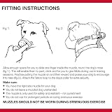 Mikki Dog Nylon Muzzle Size 3 Black Adjustable Quick Fit Comfort view 5
