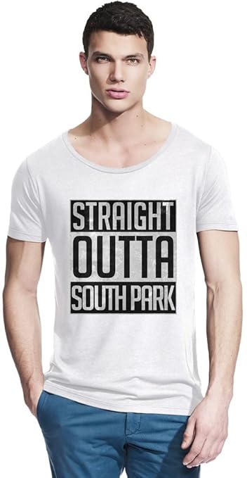Straight Outta South Park Bamboo Wide Neck T-shirt