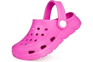 CUBUFLY Toddler Kids Garden Clog Slip On Slide Sandals Beach Water Shoes