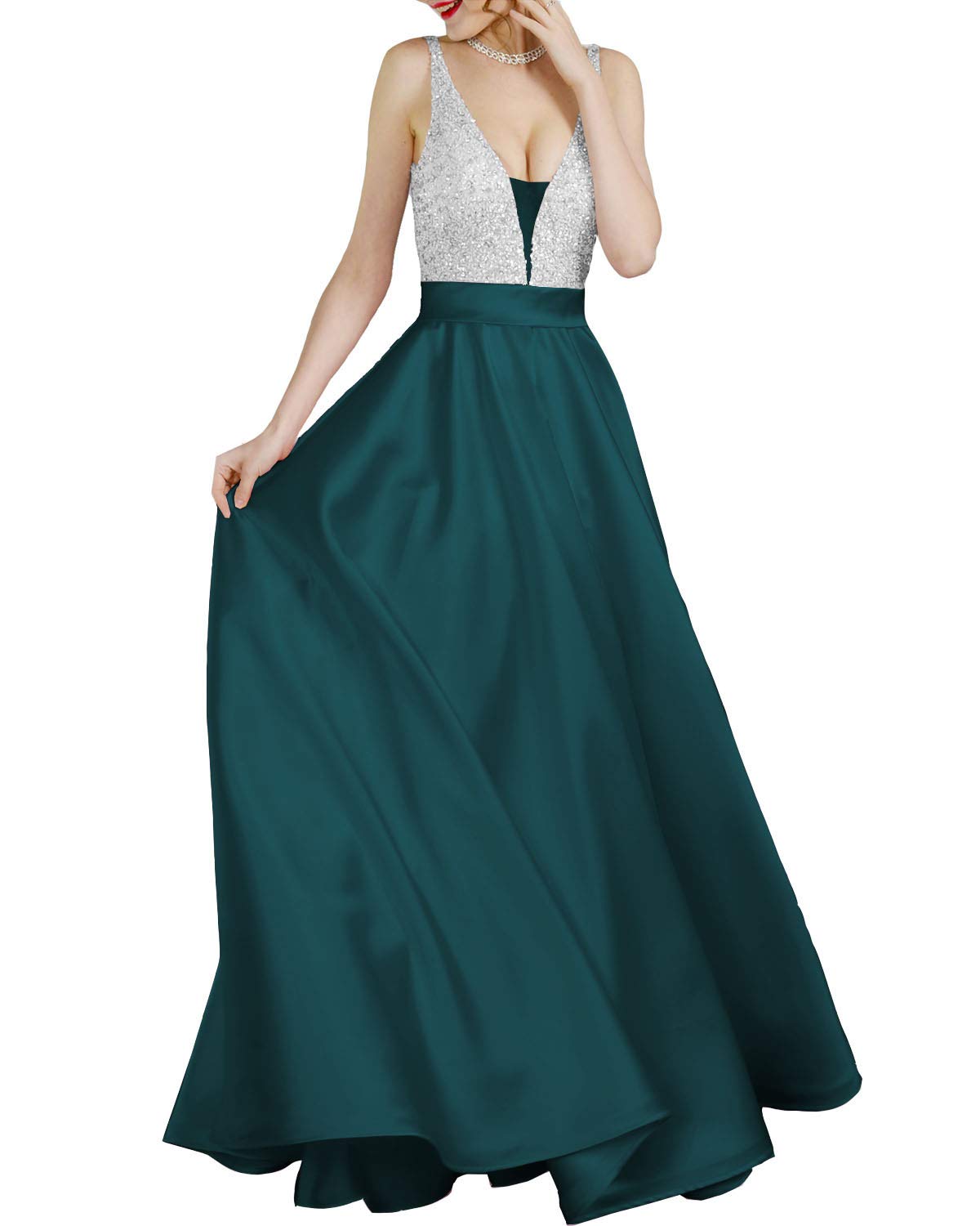 teal prom dresses 2019