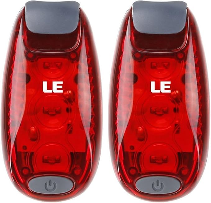 LE LED Safety Lights, Clip on Strobe Running Collar Lights for Runners
