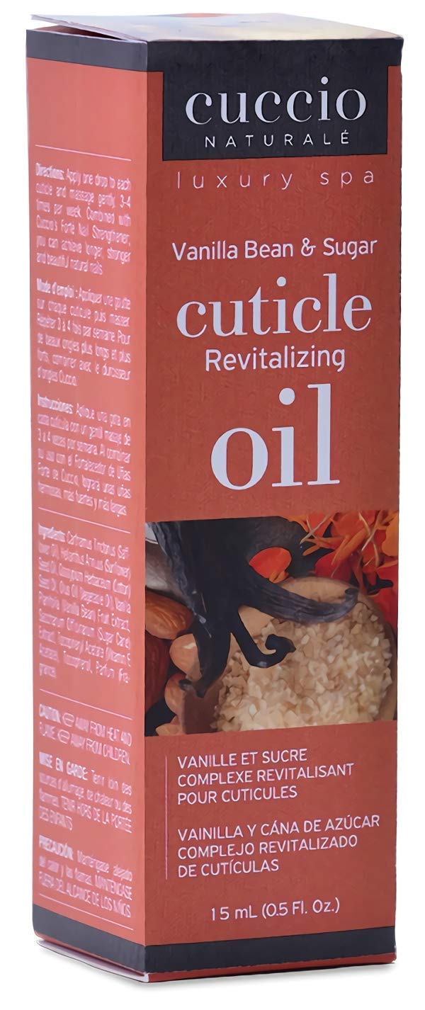 Cuccio Naturalé Vanilla Bean & Sugar Cuticle Revitalizing Oil - Super-Penetrating - Nourish, Comfort, De-Stress - Paraben/Cruelty Free, w/Natural Ingredients/Plant Based Preservatives - 0.50 oz: Beauty