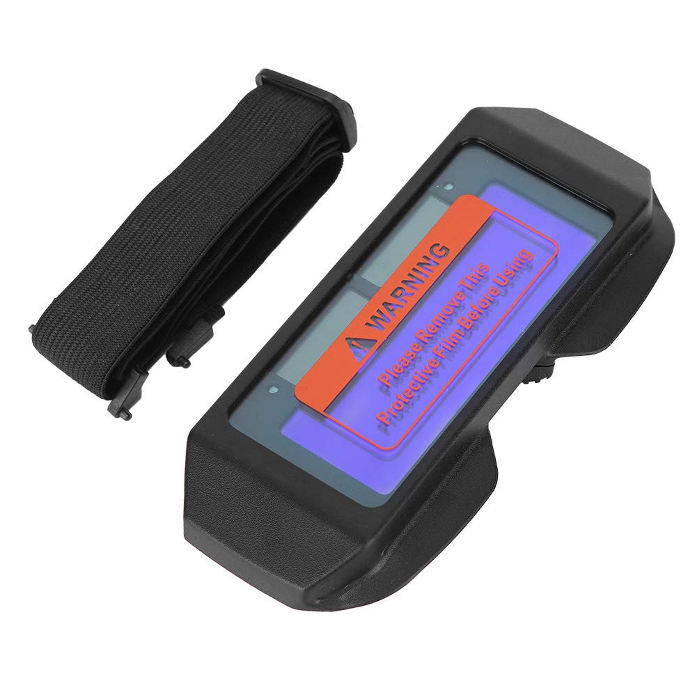 Auto Darkening Welding Goggles, Solar-Powered TIG MIG Protection, Elastic Strap Adjustable Shade 9-13 Welding Glasses for Metal Fabrication, Automotive Repair, DIY Hobbyists