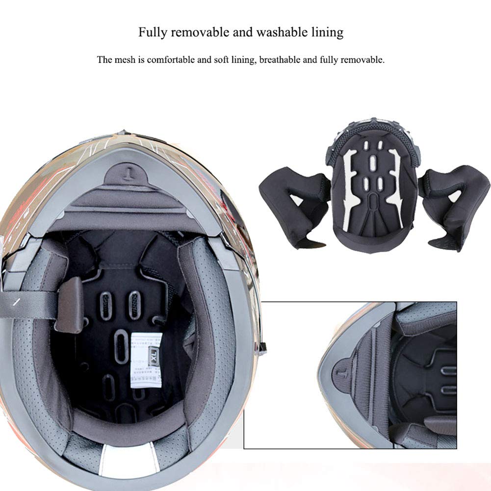 Tker Bluetooth Integrated Motorcycle Helmet Anti Glare Full Face Flip |  Desertcart Mauritius