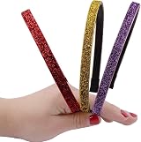 8Pcs Color Glitter Headband Sequin Hairband Alice Band Hair Hoop view 6