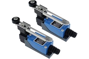 MTQY 2pcs Waterproof and Dustproof Milling Router ME-8108 Adjustable Roller Lever Arm Limit Switch NC-NO CNC Milling Machine