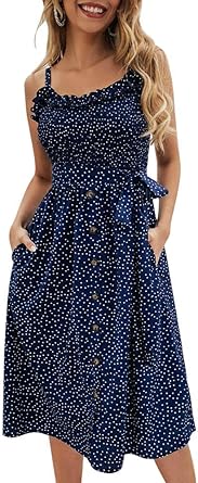 navy blue sundress