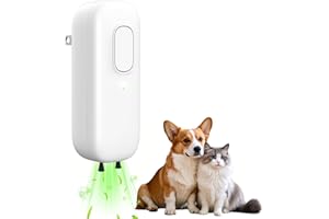 KOLVT Cat Litter Deodorizer 99% Negative Ion Odor Eliminator, Plug In Filter-free Air Purifier for Pets, Bedroom, Office, Kitchen, Toilet, Wardrobe, Shoe, Garage, Quiet Portable Mini Air Cleaner