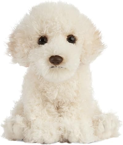 Living Nature Labradoodle Puppy Soft Toy 16 cm Cream Plush