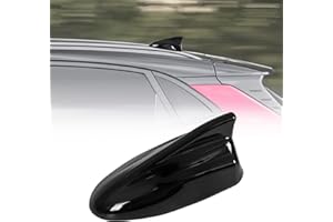 AMSPRAC Shark Fin Antenna Cover,Car Roof Antenna Caps Compatible with Hyundai Kona 2018 2019 2020 2021 2022 2023,for Kia Sorento 2019-2020,96210-J9300,Antenna Topper Cover with Chip,Glossy Black