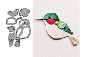 LZJSYKDQ Combination Birds Die Cuts for Card Making, Animal Metal Cutting Dies for Paper Scrapbooking, DIY Stencils for Album Party Wedding Festivals Decoration