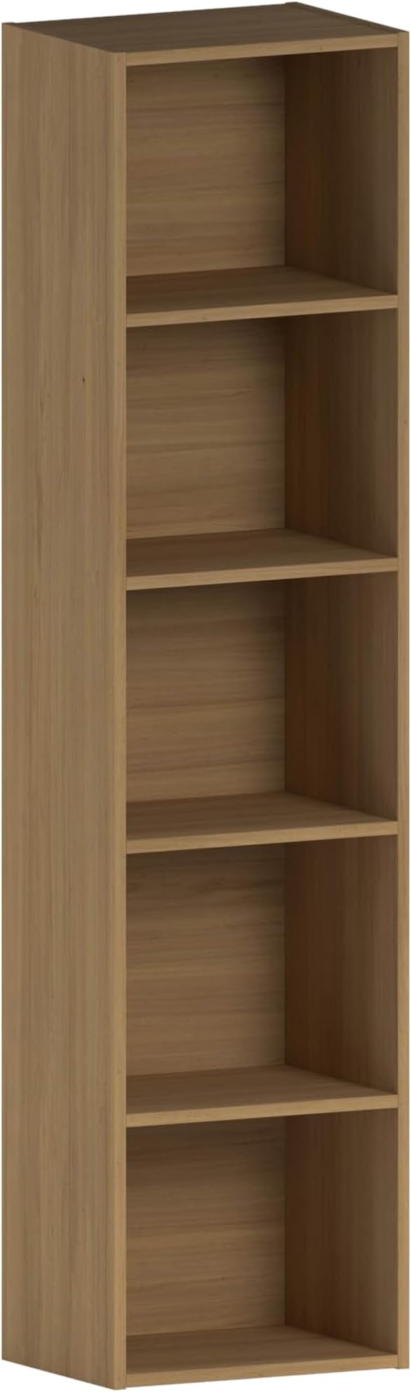 Vida Designs Oxford 5 Tier Cube Bookcase Oak Shelving Unit