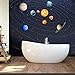 Luminous Wall Sticker, XGZ Nine Planets Solar System Pattern Wall Sticker Wall Decoration For Kids Bedroom Living Room Nursery Baby Room