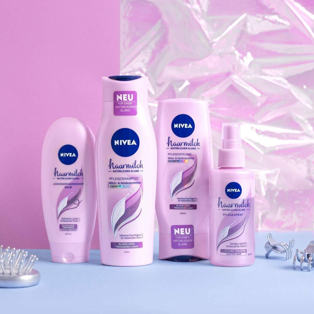 NIVEA Natural Shine Care Shampoo 6 Pack (6 x 250 ml) - Shampoo for Natural Shine through Healthy Hair, 250 ml (Pack of 6) - Image 5