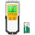 Stud Finder Wall Scanner Detector - 5 in 1 Electronic Wall Wood Metal Stud Locator Edge Center Sensor Beam for Live AC Wire Pipe Metal Lumber Joist Drywall Framing Detection