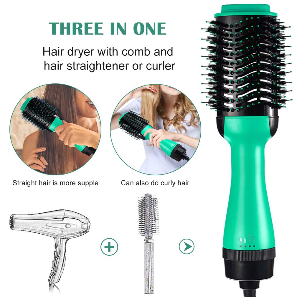 Amazon Com Hair Dryer Brush One Step Hot Air Brush 4 In 1 Hair