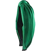 Kistreao Green Knotted Headbands for Women Wide Knot Hair Bands Girls Hair Accessories for Christmas Birthday Party Supplies