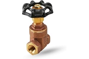 IPS Threaded Brass Gate Valve 1-1/2 Inch-Lead Free