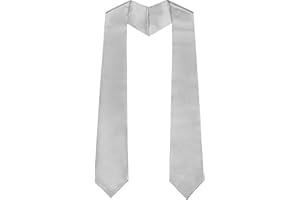 GHGMAO Plain Graduation Stole for Unisex Adults, Graduation Sash Honor Stoles for Academic, 60" / 72" Long, 13 Colors