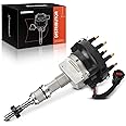 A-Premium Ignition Distributor with Cap and Rotor Compatible with Ford F-250 1988-1996, F-250 HD, F-350, F-53 Motorhome Chassis, F-600, F-700, F-800, F-Super Duty, E-250 E-350 Econoline Club Wagon