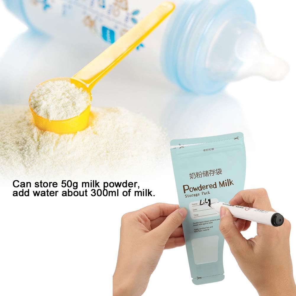 TOPINCN Disposable Milk Powder Bags Portable Pp Sealing Moisture-Proof Sterilized formula Storage Pouch Bag for Daily Care & Travel 30Pcs/Set - Image 3