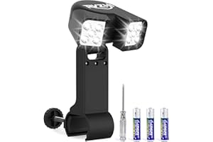 RVZHI Grill Light BBQ Grilling Accessories - Funny Birthday Gifts for Men, Bright Dual Lamp Head Outdoor LED BBQ Light Smoker Grill Accessories, Unique Christmas Stocking Stuffers & White Elephant Gifts