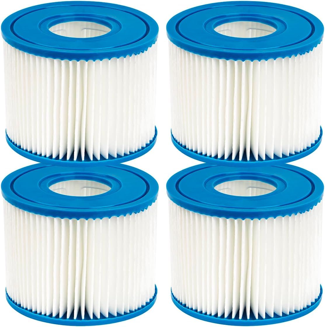 WuYan 4 Pack Swimming Pool Filters for Intex Type S1 Cartridge for 29001E Inflatable Swimming Pool Filter Catridge
