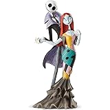 Enesco Disney Showcase Couture de Force Nightmare Before Christmas Jack and Sally Deluxe Figurine, 8.74 Inch, Multicolor