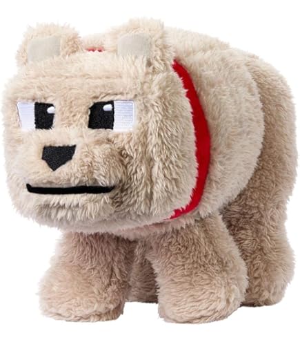 Amazon.com: Minecraft 8138 Happy Explorer Untamed Wolf Plush Toy