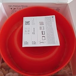 Lékué Recipiente para cocinar Palomitas, Rojo, 20 cm: Amazon.es: Hogar