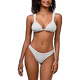 fatty tiger Womens Two Piece Bikini Sets Cheeky Triangle Swimsuits Adjustable Straps Curvy Hipster Bathing Suits