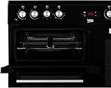 Beko KDVF90K 90cm Dual Fuel Range Cooker Black view 5