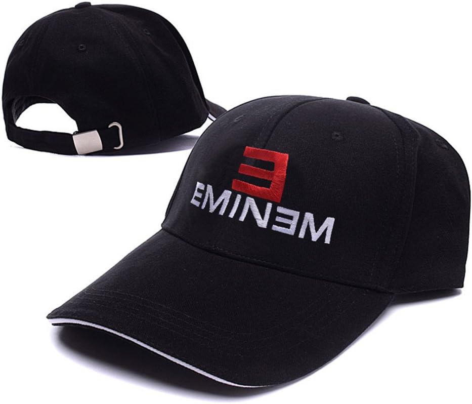 E Eminem Logo Adjustable Baseball Caps Unisex Snapback Embroidery Hats