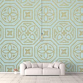 Wall Murals for Bedroom Traditional Flower Pattern Removable Wallpaper Peel and Stick Wall Stickers - 66x96 inches
