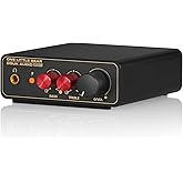 Douk Audio T14-EQ Phono Preamp: Mini MM/MC Turntable Preamp with RIAA EQ, Headphone Out, Tone Control, USB 5V Power &ndash; for Hi-Fi Vinyl Record Player Amplifier