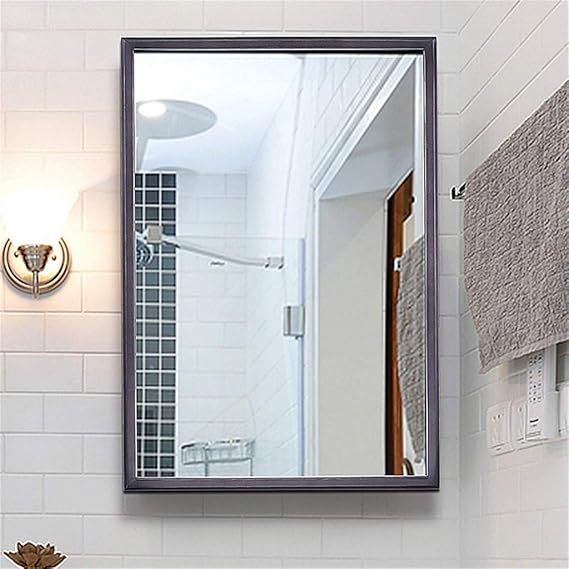 Stainless Steel HighDefinition Bathroom Mirror, WallMounted