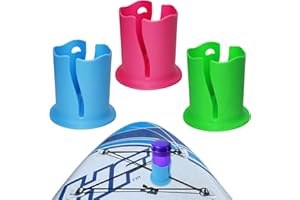 NrPeak 3Pcs Paddle Board Cup Holder Drink Holder for Kayak, Paddleboard Paddle Board Accessories Multi-Functional and Anti-To