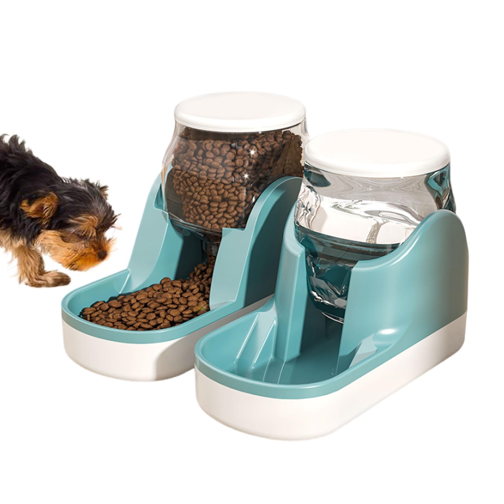 Fresh Look at Kathson Automatic Dog Feeders Gravity Cat Water And Food Dispenser