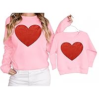 トップス Cotton lace heart sweatshirt Amazon.com: NUFIWI Tie Dye Heart Pattern Crew Neck