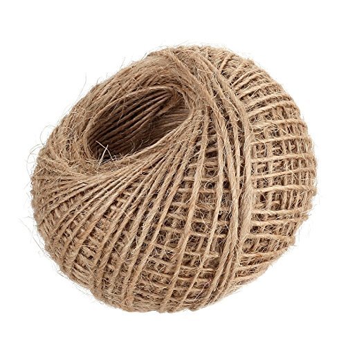 328ft (100 meter) Hemp String Rope Twine Rolls- Jewelry Making Crafts (2mm, Natural)