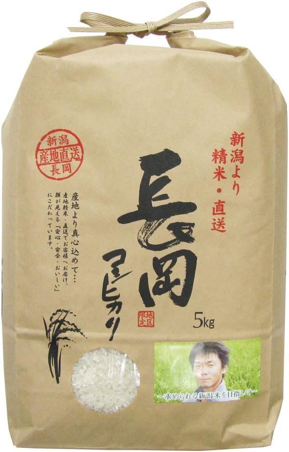 Amazon 新潟長岡産こしひかり コシヒカリ 5kg 田中米穀 白米 胚芽米 通販