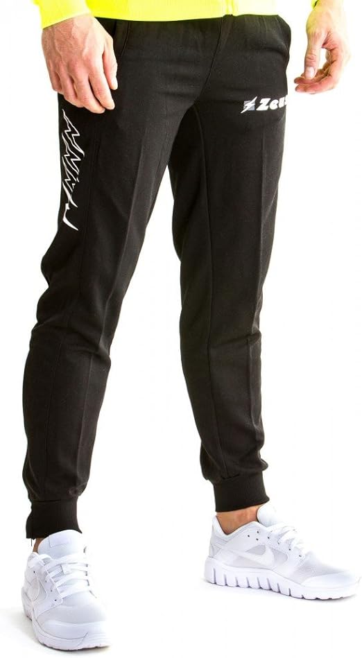 Pantalone Enea Zeus Nero Calcio Uomo Donna Jogging Calcetto Muta Torneo  Scuola Sport Sport e tempo libero Abbigliamento sportivo berjaya.edu.my