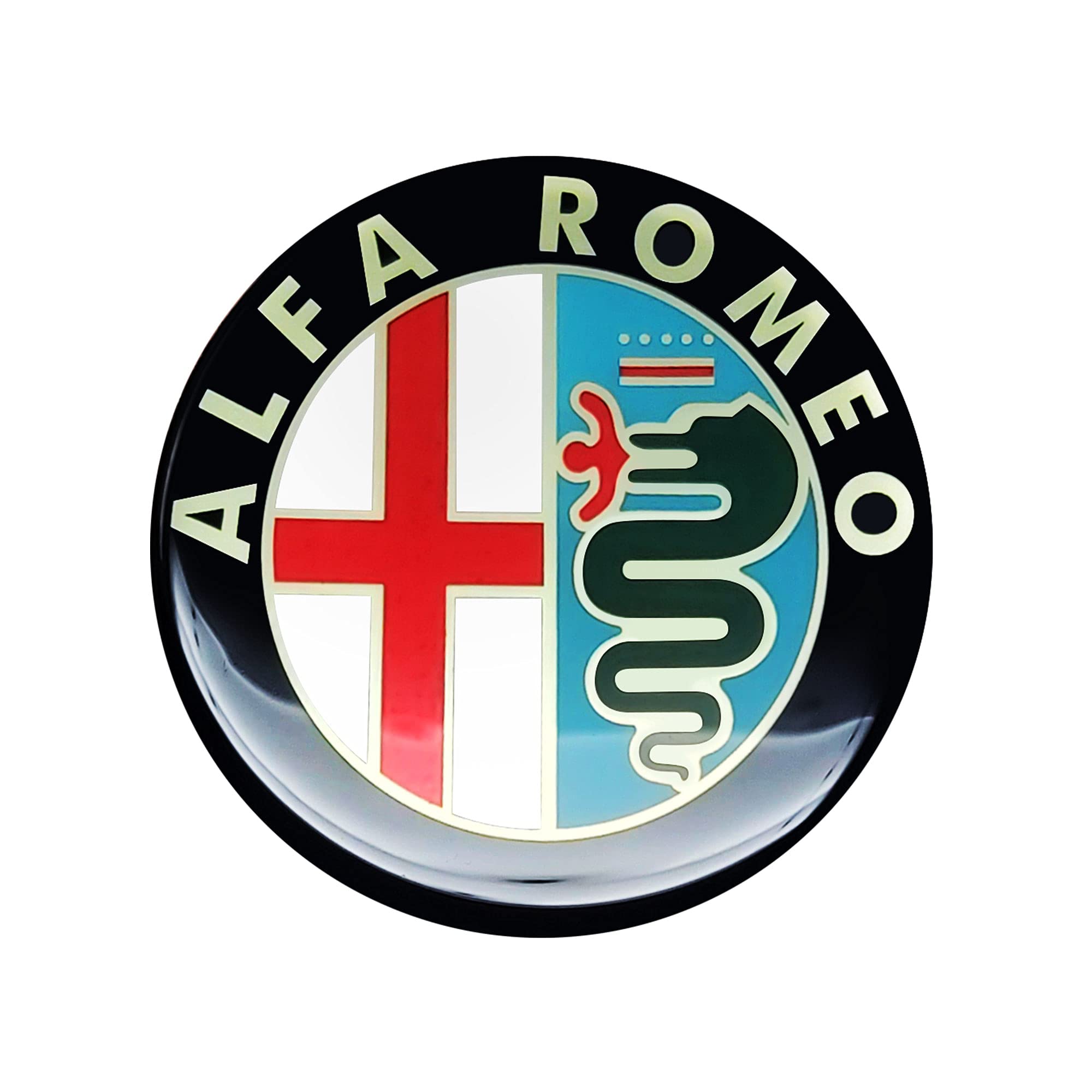 Alfa Romeo 21856 Official 3D Sticker Old Logo 45 mm