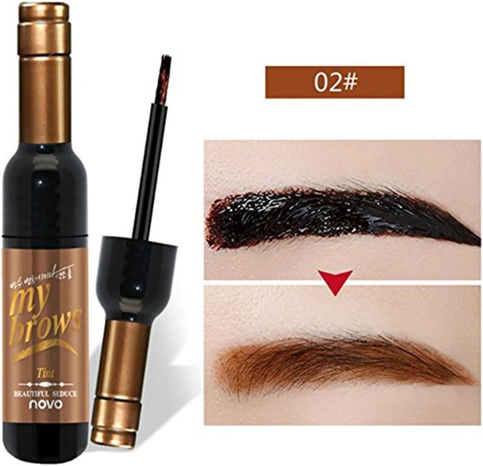 Fligatto Makeup Waterproof Long lasting tattoo eyebrow peel Tint Gel natural eyebrows color beauty